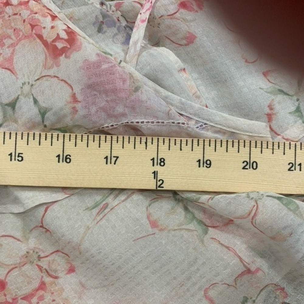 A New Day Woman's Dress Sz Xl PinkFloral Cottage Core Barbie Core Coasal - Picture 12 of 12